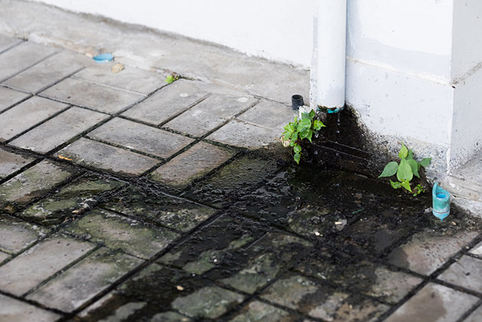 stormwater drain - residential property